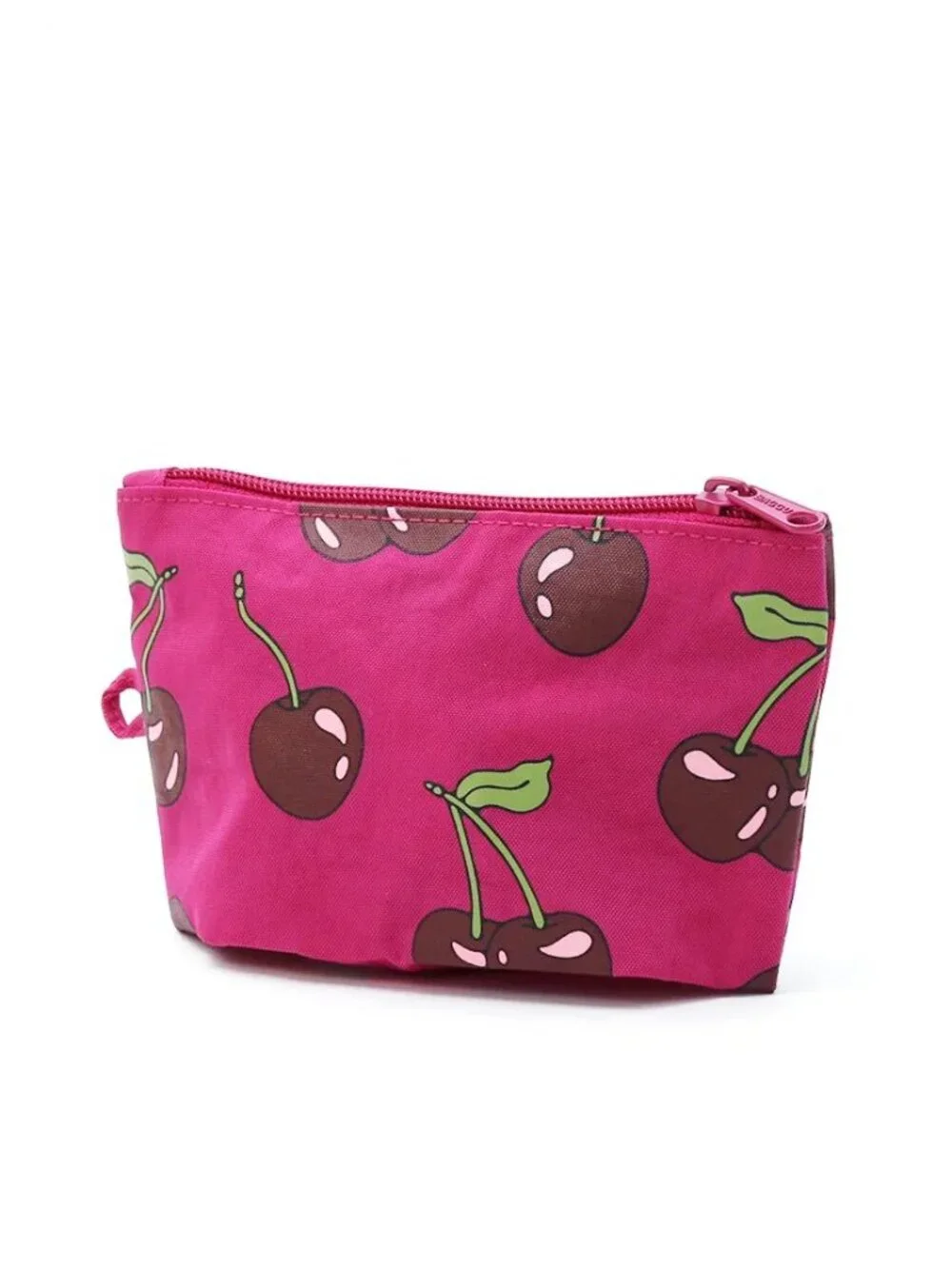 NWOT Baggu Go Pouch Small - Deep Fuchsia Cherries (Carrots & Berries)